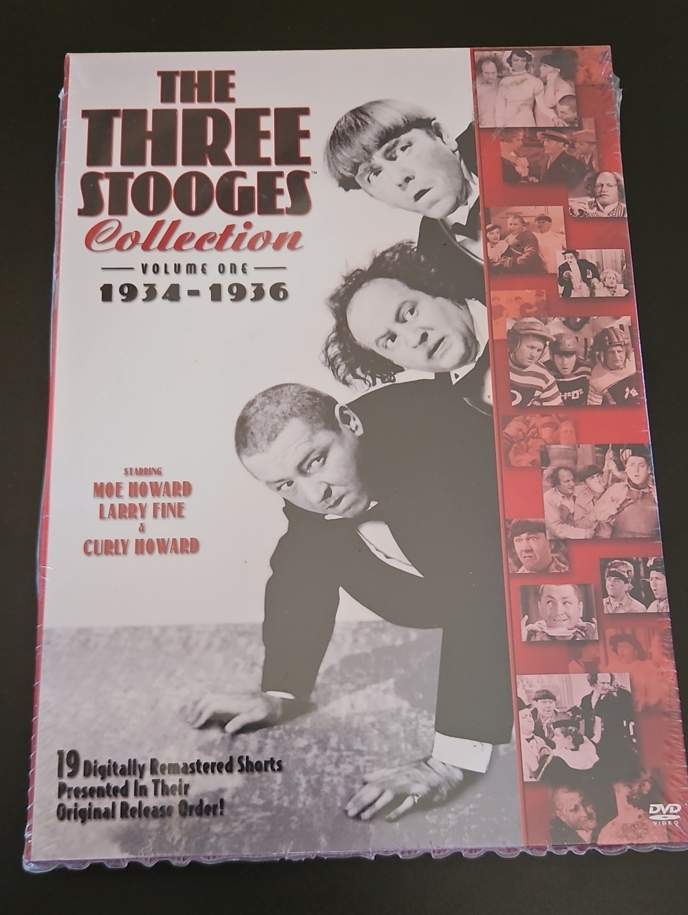 The Three Stooges Collection Volume One DVD - Red Artwork